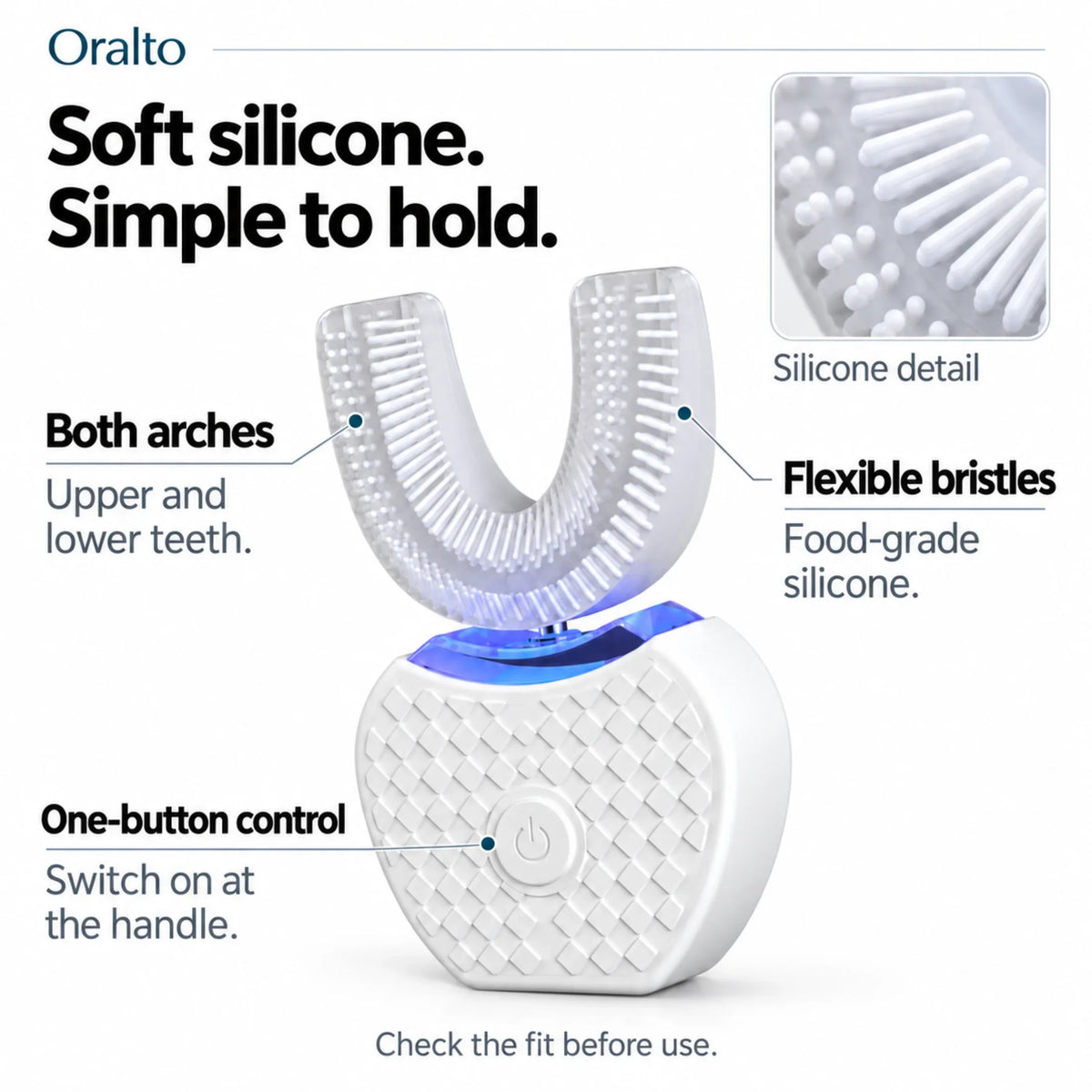 U-Shaped Electric Toothbrush