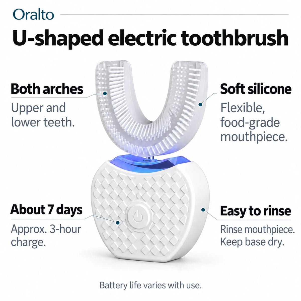 U-Shaped Electric Toothbrush